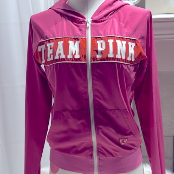 Victoria's Secret Jackets & Blazers - Victoria’s Secret PINK Vintage Team PINK Jacket Like New Excellent Condi…